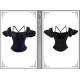 Blood Supply Mourning Day Puff Sleeve Top(Full Payment Without Shipping)